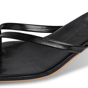 Women's Faux Leather Kitten Heels Sandals 2 Inch Open Toe Summer Fashion
